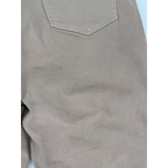 Judy Blue Womens Beige Frayed Hem Wide Leg Cropped Pants Size 15/32 Neutral - Picture 4 of 10